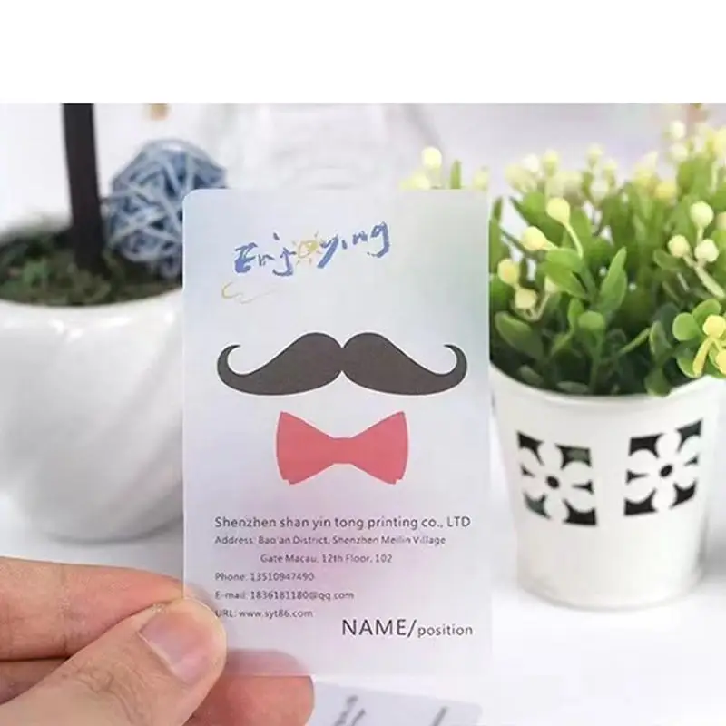 Custom printing Hight Quality waterproof PVC Clear Transparent Plastic Business Name Cards
Custom printing Hight Quality waterproof PVC Clear Transparent Plastic Business Name Cards
