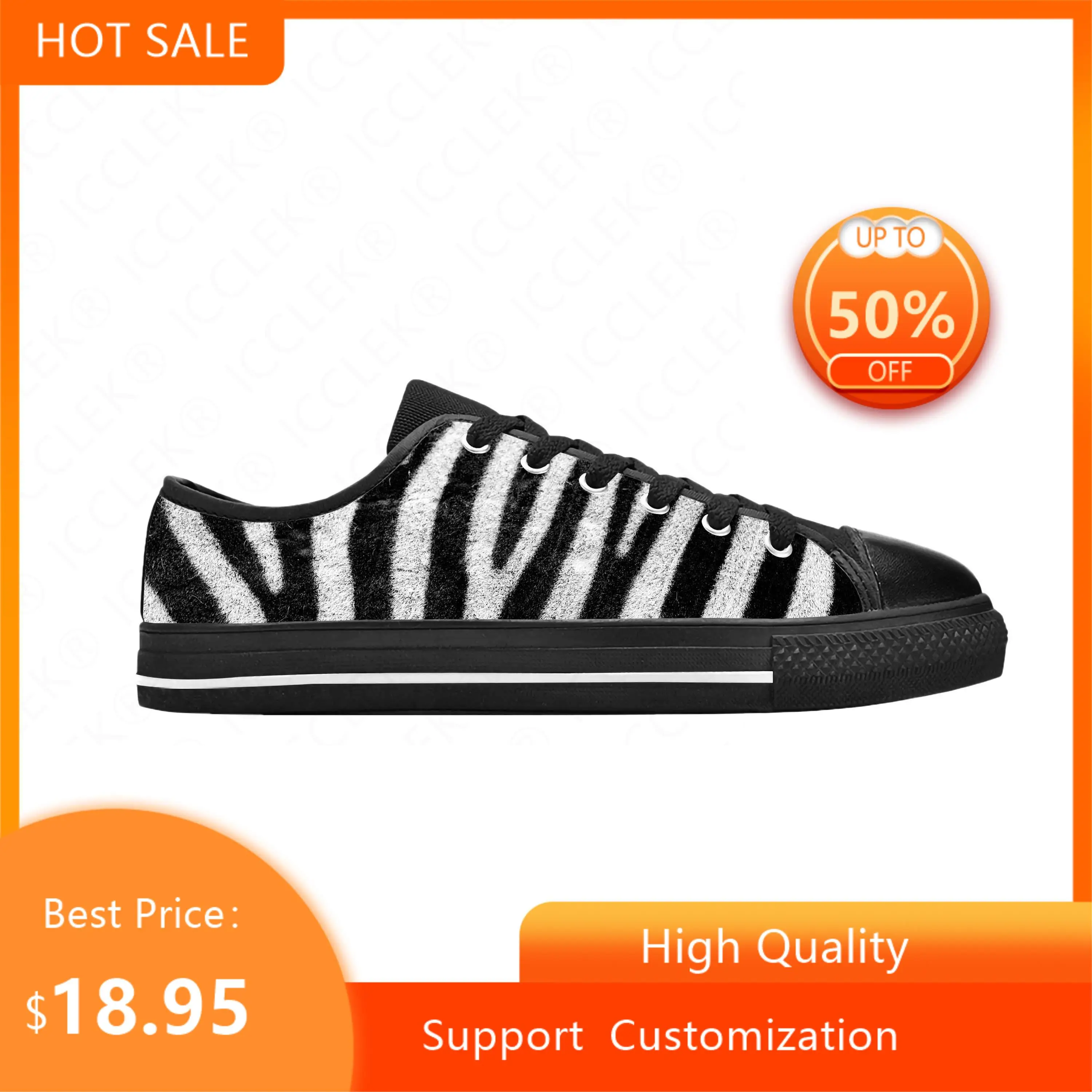 Animal Zebra Skin Stripe Stripes Pattern Fashion Casual Cloth Shoes Low Top Comfortable Breathable 3D Print Mens Womens Sneakers
Animal Zebra Skin Stripe Stripes Pattern Fashion Casual Cloth Shoes Low Top Comfortable Breathable 3D Print Mens Womens Sneakers