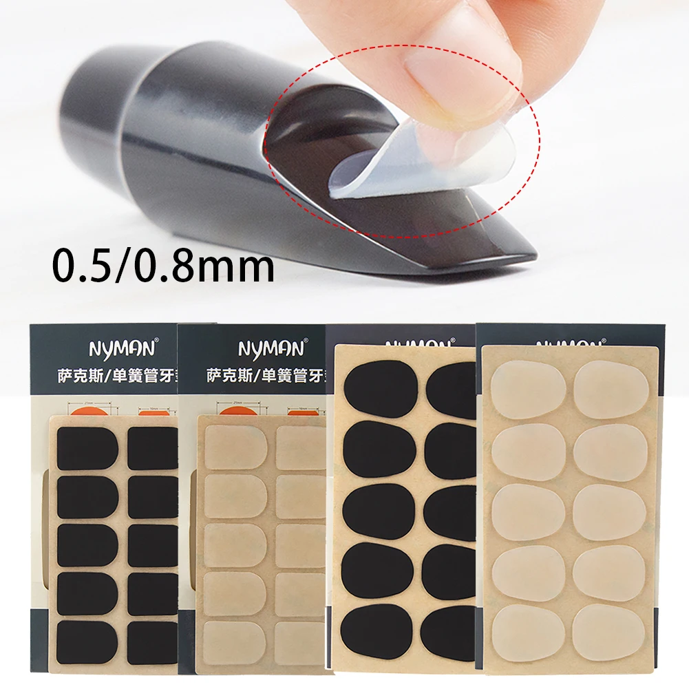10pcs Sax Mouthpiece Patches Pads Cushions For Treble / Alto / Tenor Sax & Clarinet 0.5mm / 0.8 Mm Saxophone Silicone Cushions
10pcs Sax Mouthpiece Patches Pads Cushions For Treble / Alto / Tenor Sax & Clarinet 0.5mm / 0.8 Mm Saxophone Silicone Cushions