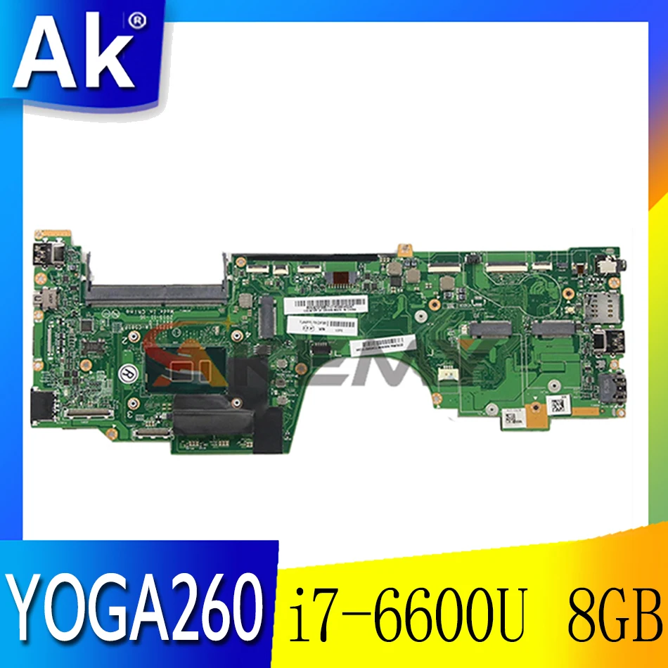 Thinkpad подходит для YOGA260 i7-6600U 8GB Материнская плата для ноутбука с памятью FRU 01LV859 00NY988 01LV861 00NY990 01LV860
Thinkpad подходит для YOGA260 i7-6600U 8GB Материнская плата для ноутбука с памятью FRU 01LV859 00NY988 01LV861 00NY990 01LV860