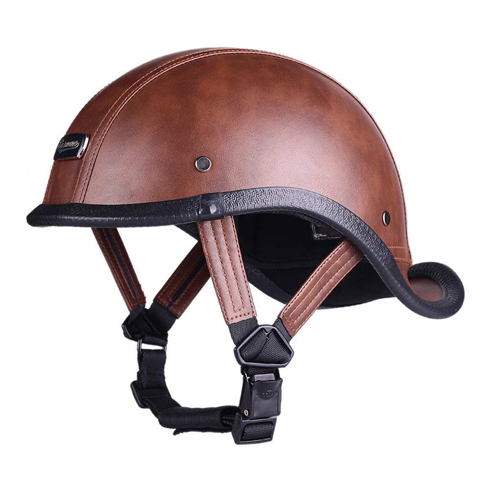 Men's Motorcycle Helmet Open Face Motorcycle Helmet Half Helmet Casco Moto Men And Women Cascos Para Moto Brown Helmet
Men's Motorcycle Helmet Open Face Motorcycle Helmet Half Helmet Casco Moto Men And Women Cascos Para Moto Brown Helmet