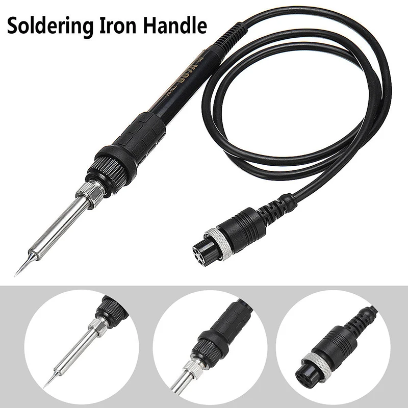 50w Soldering Iron Handle For 936A 937D 8786D Solder Repair Rework Station With 5pcs Solder Iron Tip Welding Equipment Parts
50w Soldering Iron Handle For 936A 937D 8786D Solder Repair Rework Station With 5pcs Solder Iron Tip Welding Equipment Parts