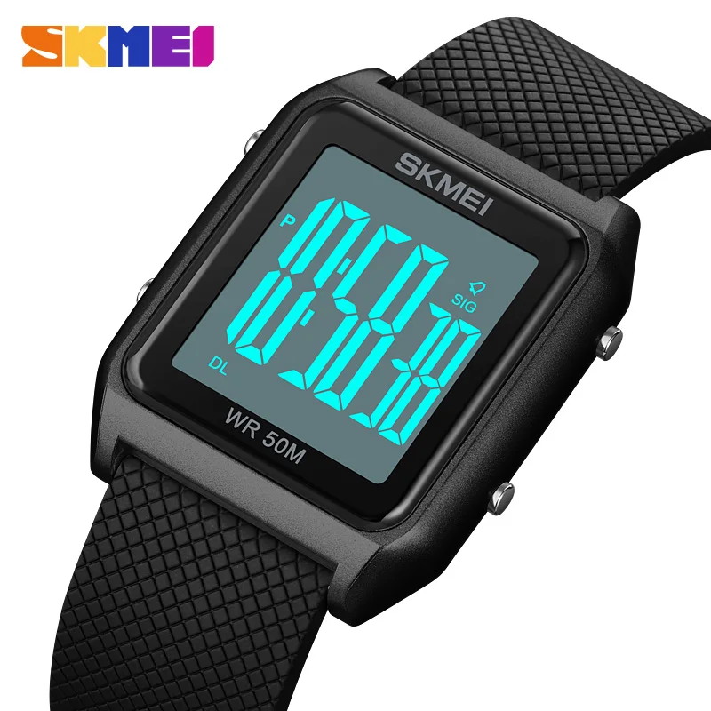 

SKMEI 1866 Sport Electronic Watches Waterproof Men's Watch Stopwatch Alarm Countdown Men Digital Wristwatch Relogio Masculino
