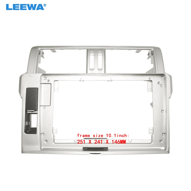 LEEWA автомобильный стерео 10,1 дюймовый большой экран Fascia Рамка адаптер для Toyota Prado 2Din Dash Audio фитинг Панель рамка Комплект # CA6629
LEEWA автомобильный стерео 10,1 дюймовый большой экран Fascia Рамка адаптер для Toyota Prado 2Din Dash Audio фитинг Панель рамка Комплект # CA6629