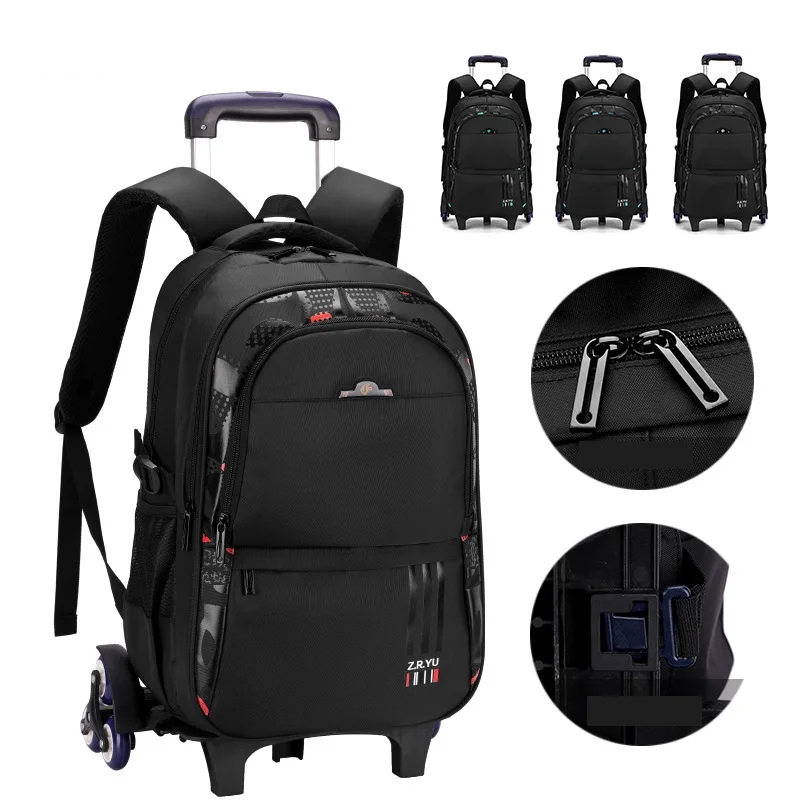 New Travel Backpack Rolling Luggage Bag School Trolley Back Pack for Boys Kid's School Bags on Wheels Sac A Dos Enfant Rucksack
New Travel Backpack Rolling Luggage Bag School Trolley Back Pack for Boys Kid's School Bags on Wheels Sac A Dos Enfant Rucksack