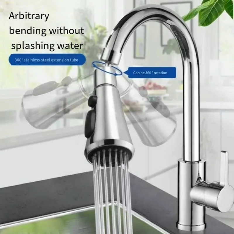 Kitchen Faucet Splash-proof Sprinkler Shower Filter Shower Extender Extended Shower Universal Water Nozzle Kitchen Accessoires
Kitchen Faucet Splash-proof Sprinkler Shower Filter Shower Extender Extended Shower Universal Water Nozzle Kitchen Accessoires