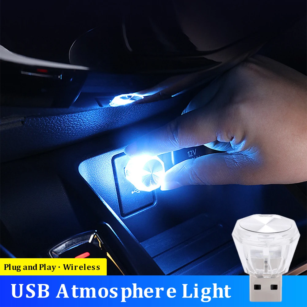 Car USB Atmosphere Light Lighting Gradient Atmosphere Lamp Colorful Night For BMW VW Tesla Benz LED Bulbs Decorate Accessories
Car USB Atmosphere Light Lighting Gradient Atmosphere Lamp Colorful Night For BMW VW Tesla Benz LED Bulbs Decorate Accessories