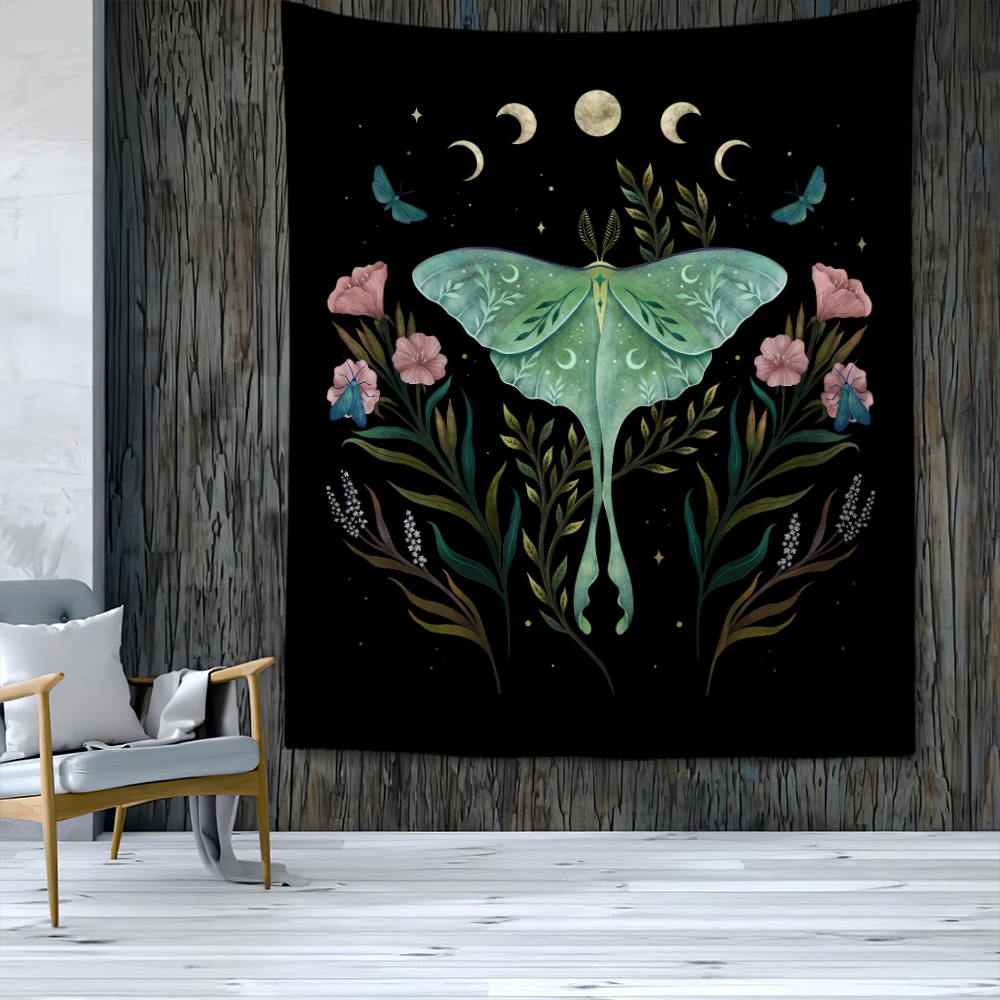 Revestimiento de pared de tela psicodélica de mariposa, decoración del hogar, tapices de habitación, cortinas bohemias, sábanas,
Revestimiento de pared de tela psicodélica de mariposa, decoración del hogar, tapices de habitación, cortinas bohemias, sábanas,