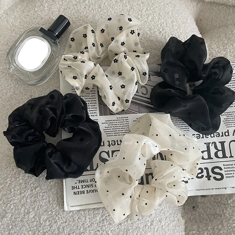 Korean Oversized Scrunchie Organza Dot Hair Ties Women Elastic Hair Bands Headwear Net Yarn Ponytail Holder Hair Accessories
Korean Oversized Scrunchie Organza Dot Hair Ties Women Elastic Hair Bands Headwear Net Yarn Ponytail Holder Hair Accessories
