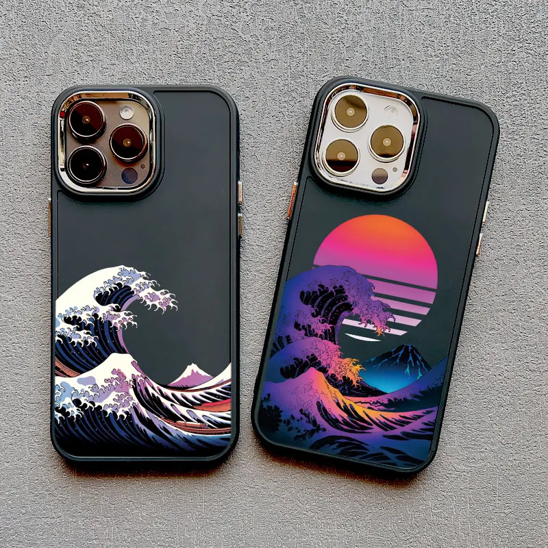 Japanese Style Waves Black Silicone Phone Case For iPhone 11 14 15 Pro Max 7 8 Plus SE20 XS X XR 13 12 Pro Max Soft Back Cover
Japanese Style Waves Black Silicone Phone Case For iPhone 11 14 15 Pro Max 7 8 Plus SE20 XS X XR 13 12 Pro Max Soft Back Cover