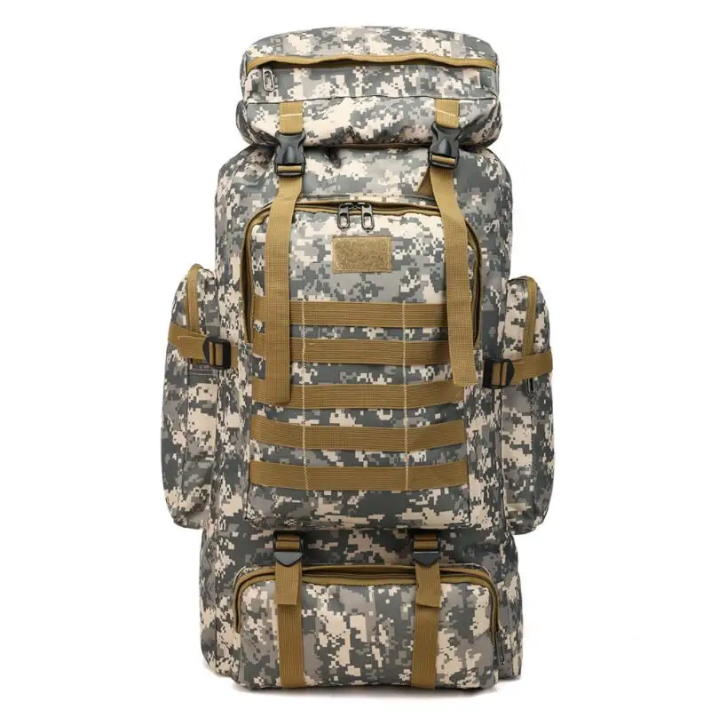 Men's 80L Large Capacity Waterproof Casual Camo Tactical Backpack Outdoor Sports Mountaineering Bag Travel Backpacks
Men's 80L Large Capacity Waterproof Casual Camo Tactical Backpack Outdoor Sports Mountaineering Bag Travel Backpacks
