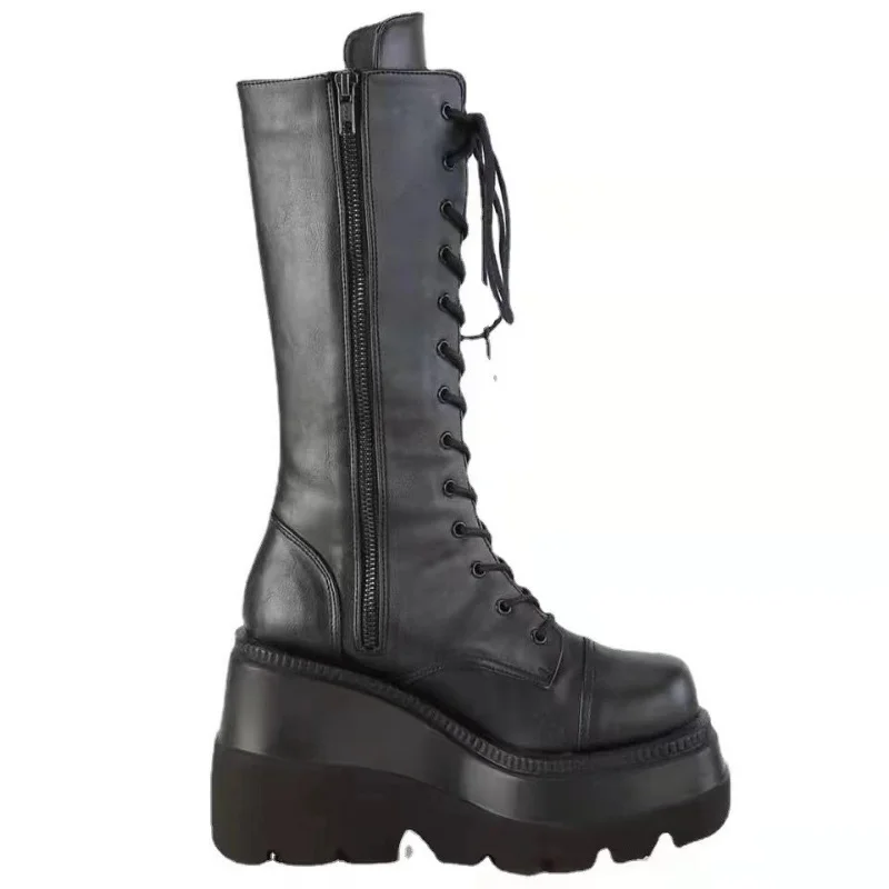 Winter Boots Women Platform Shoes Booties Rain Combat Military Short Leather Black New Rock Punk Goth Lita Clearance Offers
Winter Boots Women Platform Shoes Booties Rain Combat Military Short Leather Black New Rock Punk Goth Lita Clearance Offers