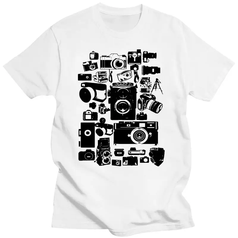 Camiseta con gráfico de cámaras negras para hombres, camisa de diseño único de S-6XL, de talla grande, alta Q, nueva
Camiseta con gráfico de cámaras negras para hombres, camisa de diseño único de S-6XL, de talla grande, alta Q, nueva
