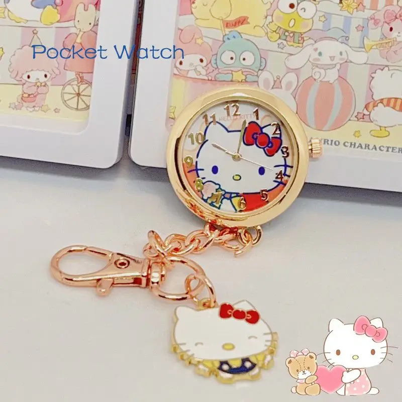 Милые карманные часы Sanrio в стиле Ins, Hello Kitty Kuromi Cinnamoroll, аниме фигурка на рюкзаке, рождественский подарок для девочки на день рождения
Милые карманные часы Sanrio в стиле Ins, Hello Kitty Kuromi Cinnamoroll, аниме фигурка на рюкзаке, рождественский подарок для девочки на день рождения