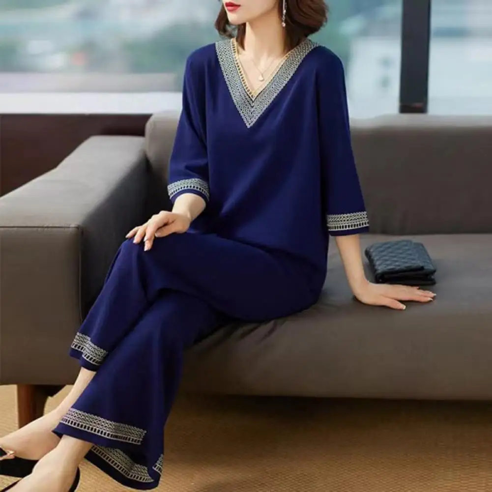 Women Suits Stylish Comfortable 2pcs/set V Neck Suits for Middle-aged Fashion with Minimalistic Charm Casual Suits for Women
Women Suits Stylish Comfortable 2pcs/set V Neck Suits for Middle-aged Fashion with Minimalistic Charm Casual Suits for Women