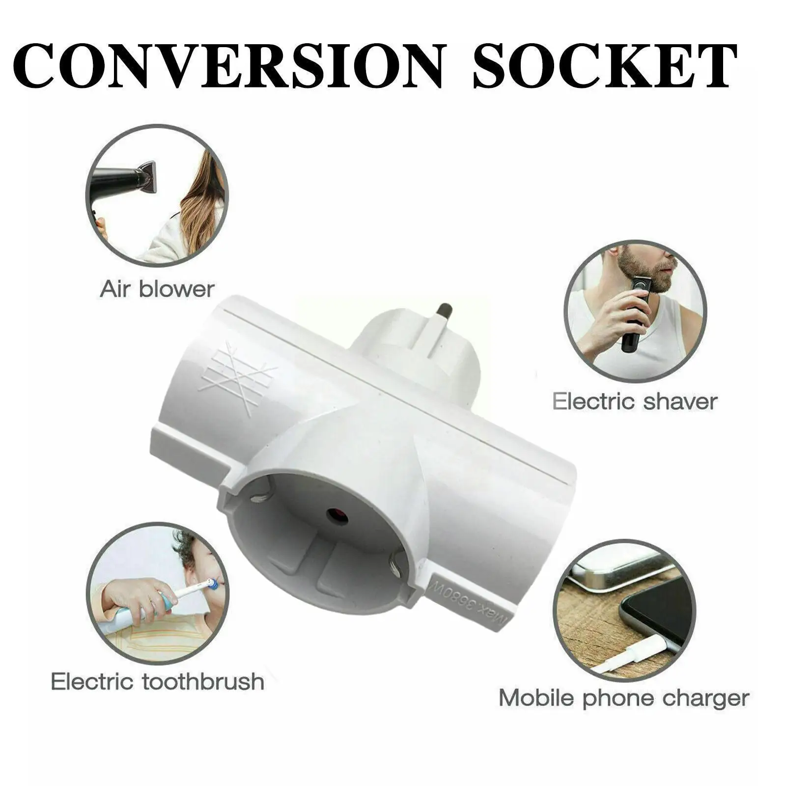 Triple Plug Protective Contact Multiple Plug Power To Quality Socket Distribution Russian Adapter New Eu Conversion Good A8U1
Triple Plug Protective Contact Multiple Plug Power To Quality Socket Distribution Russian Adapter New Eu Conversion Good A8U1