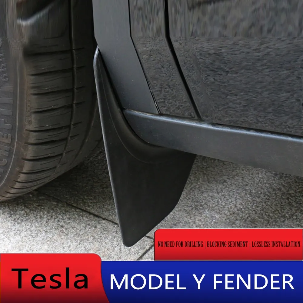 4PCS For Tesla Model y Mud Flaps Original Factory Guard Fender 2022 Front Rear Wheel Mudguard splash guards Accessories
4PCS For Tesla Model y Mud Flaps Original Factory Guard Fender 2022 Front Rear Wheel Mudguard splash guards Accessories