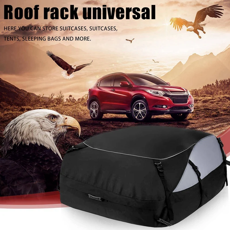 600D Water Car Luggage Bag Proof SUV Foldable Travel Equipment Roof Bag Storage Box Luggage Rack Bag
600D Water Car Luggage Bag Proof SUV Foldable Travel Equipment Roof Bag Storage Box Luggage Rack Bag