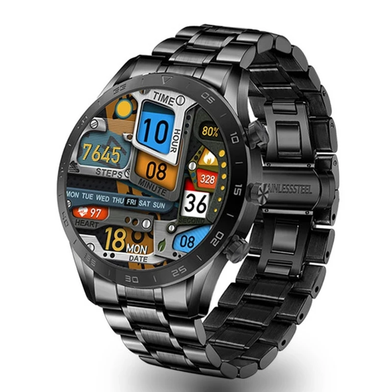 

ChiBear ECG+PPG Smart Watch Men AMOLED 454*454 HD Colour Screen Fitness Tracker Waterproof 2023 Bluetooth Call SmartWatch Men+Bo