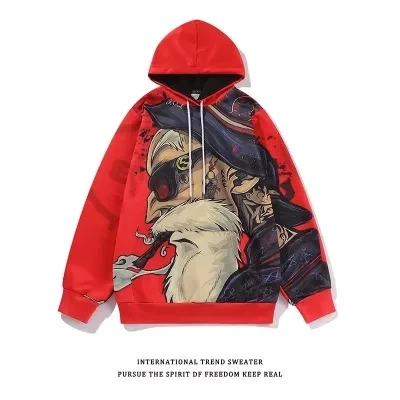 72650 Autumn Harajuku Style Hoodies For Men Simple Cartoon Print Sweatshirts Men Casual Loose Drarstring Fashion Pullover
72650 Autumn Harajuku Style Hoodies For Men Simple Cartoon Print Sweatshirts Men Casual Loose Drarstring Fashion Pullover