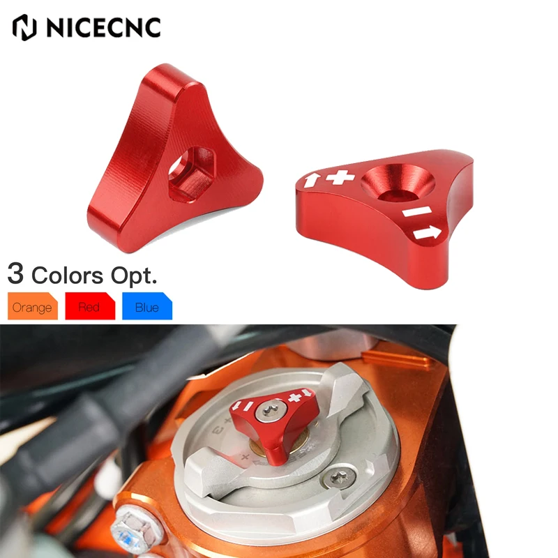 

NICECNC 48mm Front Shock Absorber Knob Adjuster For Beta 250 350 390 400 430 450 498 500 520 RR RS For KTM Husaberg Husqvarna