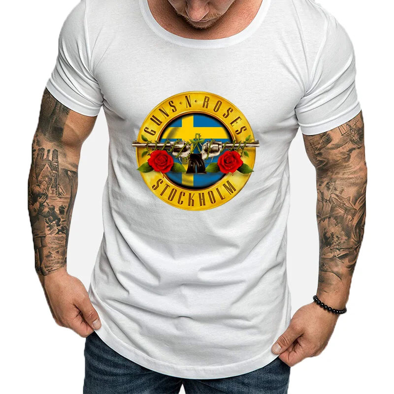 Rock Gun N Rose Band Brand Fashion Men's and Women's T-Shirts Summer Flag Print Harajuku Tops Short Sleeve 2022 Street Clothes
Rock Gun N Rose Band Brand Fashion Men's and Women's T-Shirts Summer Flag Print Harajuku Tops Short Sleeve 2022 Street Clothes