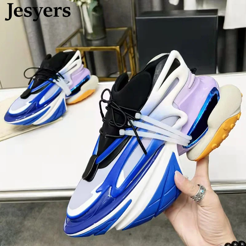 2022 Flat-bottomed Spaceship Space Shoes Women's Mixed Color Thick Bottom Stitching Dad Shoes Casual Breathable Sneakers Unisex
2022 Flat-bottomed Spaceship Space Shoes Women's Mixed Color Thick Bottom Stitching Dad Shoes Casual Breathable Sneakers Unisex