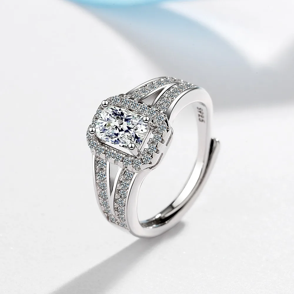 100% 925 Sterling Silver Origin Diamond Ring Gemstone for Women Wedding Bands Anillos De Natural Diamond Jewelry Rings Box
100% 925 Sterling Silver Origin Diamond Ring Gemstone for Women Wedding Bands Anillos De Natural Diamond Jewelry Rings Box