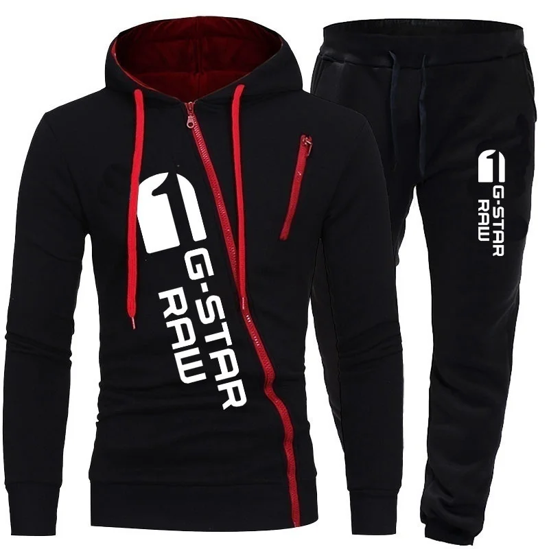 Autumn Winte Oblique Zipper Tracksuit Men Sweatsirt + Sweatpants 2 Pieces Set Casual Mens ooded oodies Suit Sportswear
Autumn Winte Oblique Zipper Tracksuit Men Sweatsirt + Sweatpants 2 Pieces Set Casual Mens ooded oodies Suit Sportswear