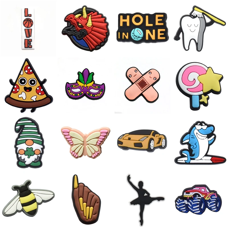 1Pcs PVC Shoes Charms Accessories Boys Girls Party Gifts Garden Clog Buckle Pins Decorations for Croc Sandals Wristband
1Pcs PVC Shoes Charms Accessories Boys Girls Party Gifts Garden Clog Buckle Pins Decorations for Croc Sandals Wristband