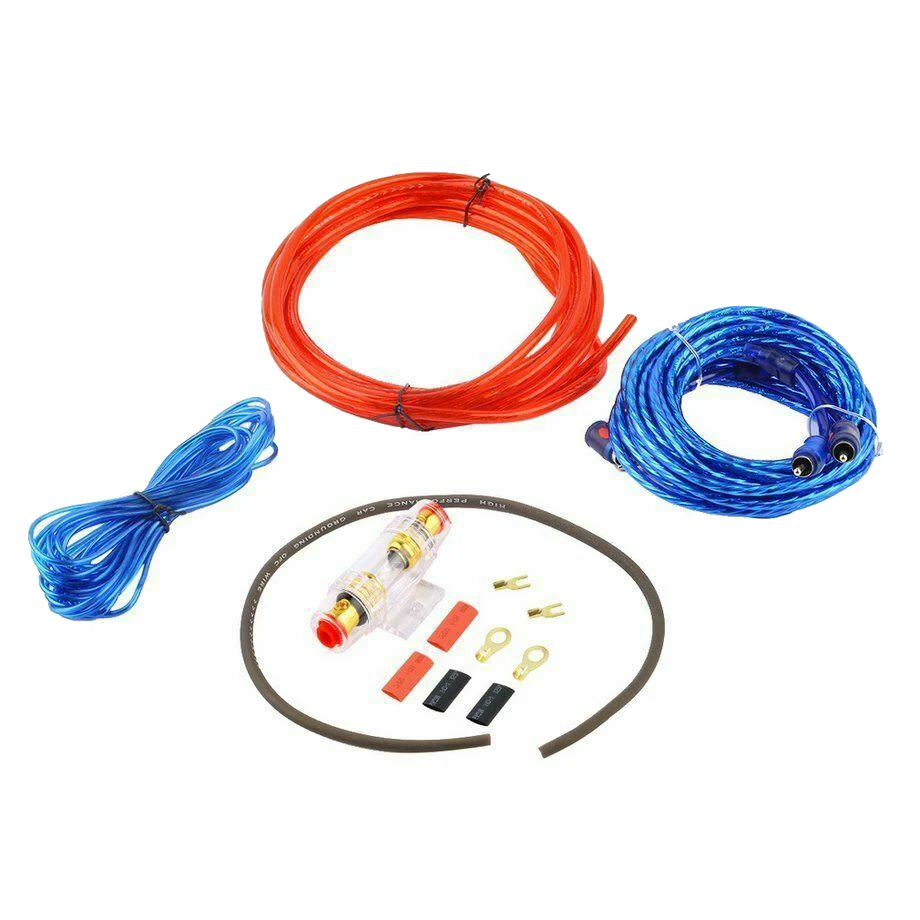 1500W Car Amplifier Installation Wiring Harness Kit 8GA Audio Amplifier Subwoofer Power Cable
1500W Car Amplifier Installation Wiring Harness Kit 8GA Audio Amplifier Subwoofer Power Cable