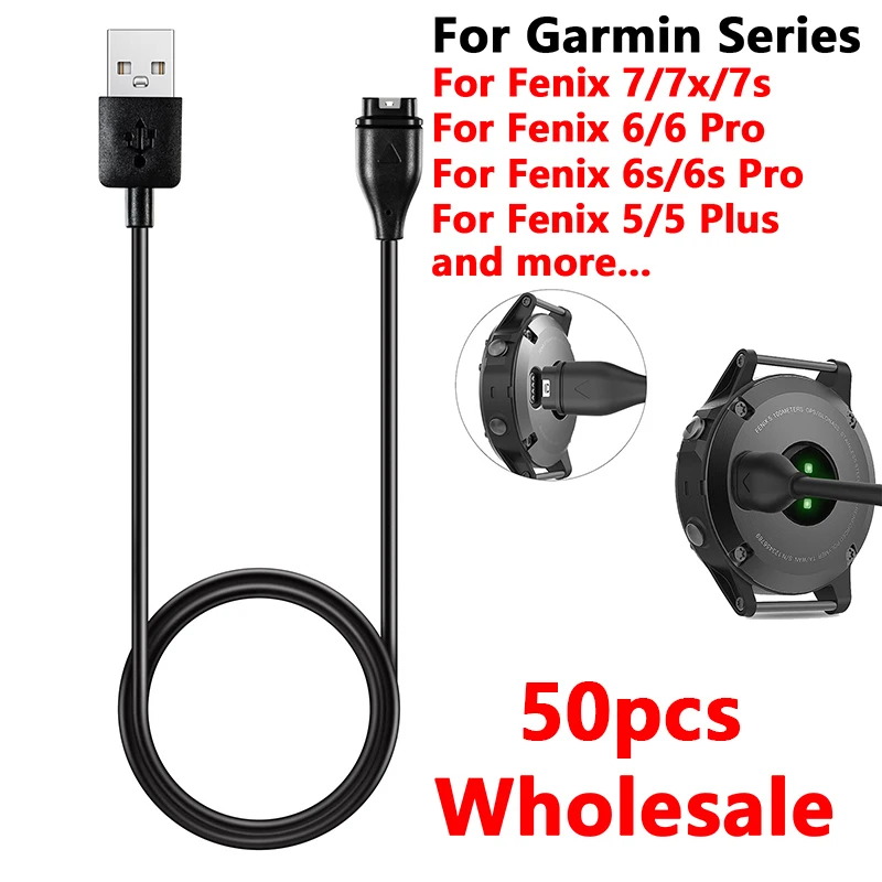 50pcs Charging Cable For Garmin Fenix 7 7S 7X 6 6S 6X 5 5S 5X Vivoactive 3 4 4S Forerunner 935 935 USB Dock Charger Data Cable
50pcs Charging Cable For Garmin Fenix 7 7S 7X 6 6S 6X 5 5S 5X Vivoactive 3 4 4S Forerunner 935 935 USB Dock Charger Data Cable