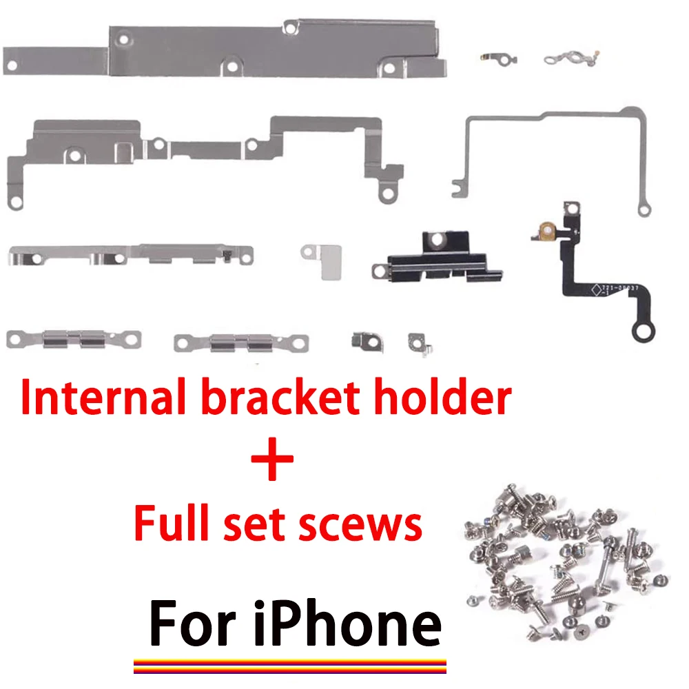 

Full Set Internal Metal Bracket For iPhone 6 6P 6S 6SP 7 7P 8 Plus Shield Plate Kit And Complete Screws X XR XS 11 11Pro Max
