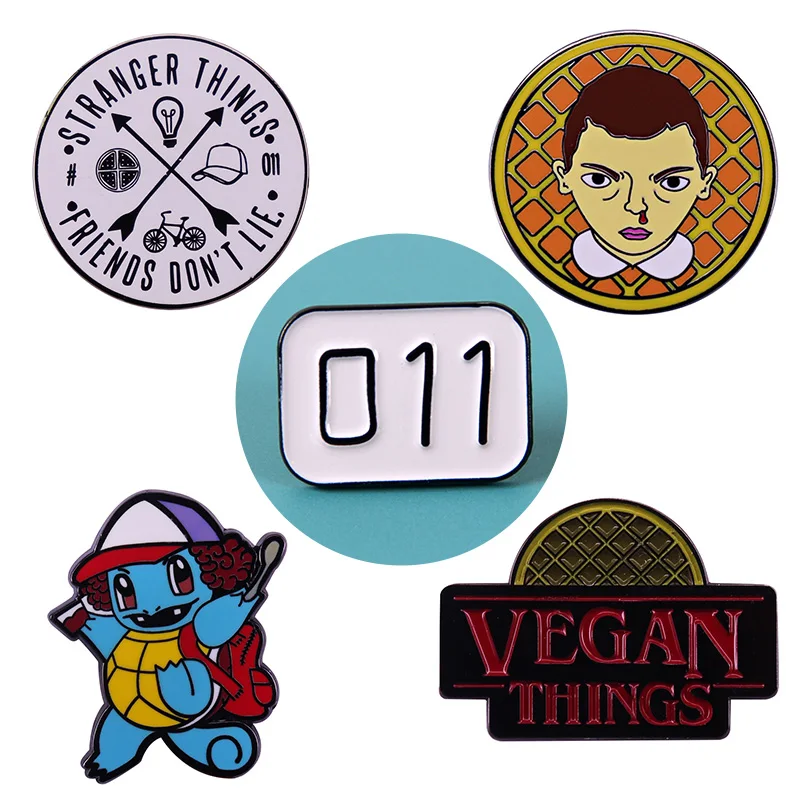 011 Words Enamel Pin TV Stranger Thing Friend, don't lie waffle brooch Denim Jeans shirt bag Encourage gift for friends
011 Words Enamel Pin TV Stranger Thing Friend, don't lie waffle brooch Denim Jeans shirt bag Encourage gift for friends