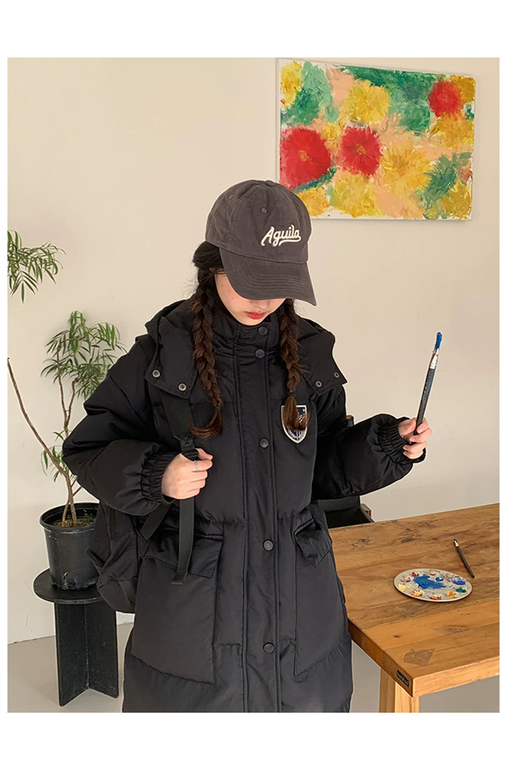 2023 New Winter Women's Wear Korean Academy Style Loose Fit Traf Warm Lightweight Hooded Mid length Down jacket
2023 New Winter Women's Wear Korean Academy Style Loose Fit Traf Warm Lightweight Hooded Mid length Down jacket
