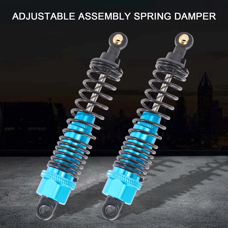 4PCS Shock Absorber Adjustable Assembled Spring Damper For 1:10 RC Cars TRX4 SCX10 D90 Truck Crawler Parts
4PCS Shock Absorber Adjustable Assembled Spring Damper For 1:10 RC Cars TRX4 SCX10 D90 Truck Crawler Parts