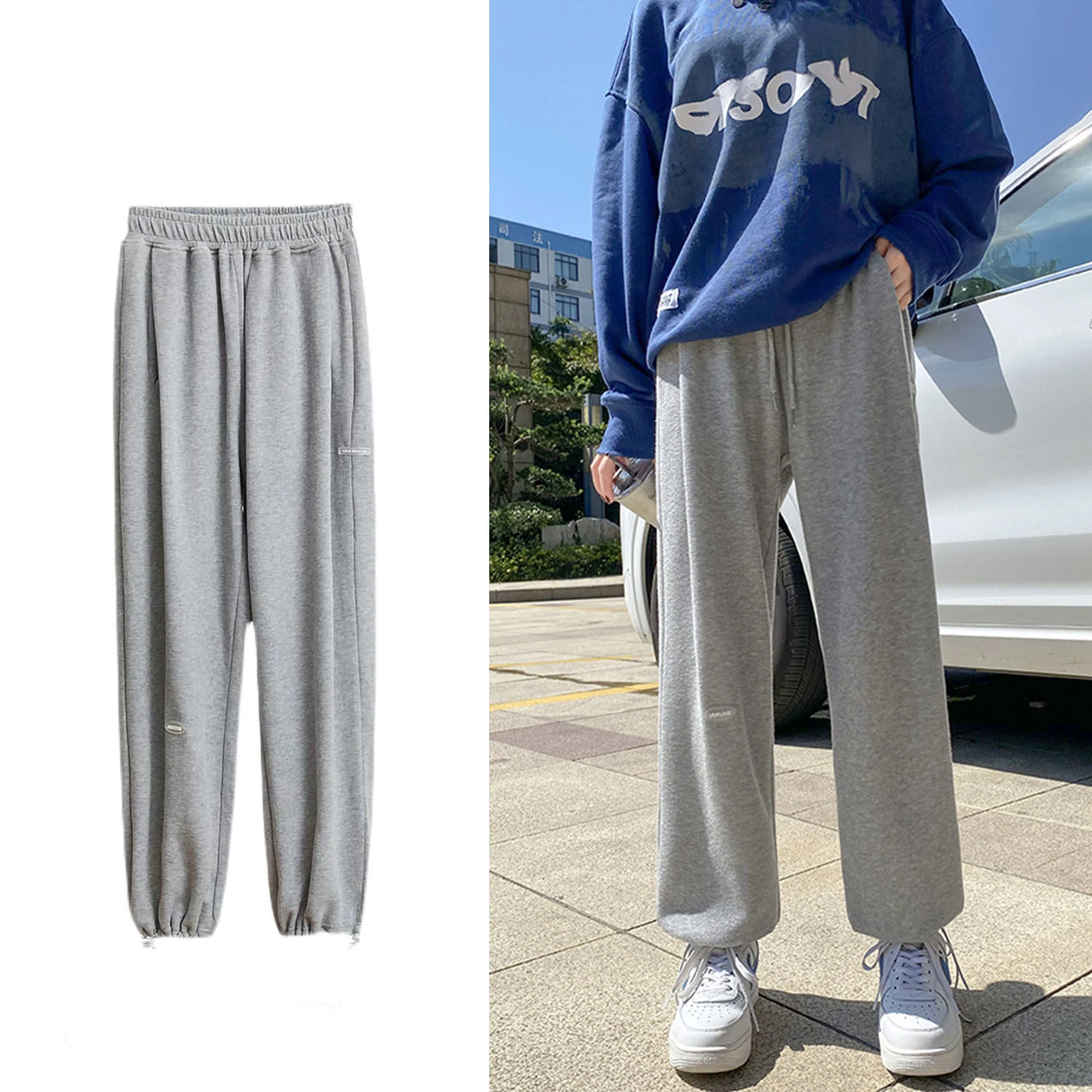 Sports Pants Women's Wide Leg Pants Loose Tappered Street High Waist Casual Sweatpants Men Capris Pants Joggers Trousers Woman
Sports Pants Women's Wide Leg Pants Loose Tappered Street High Waist Casual Sweatpants Men Capris Pants Joggers Trousers Woman