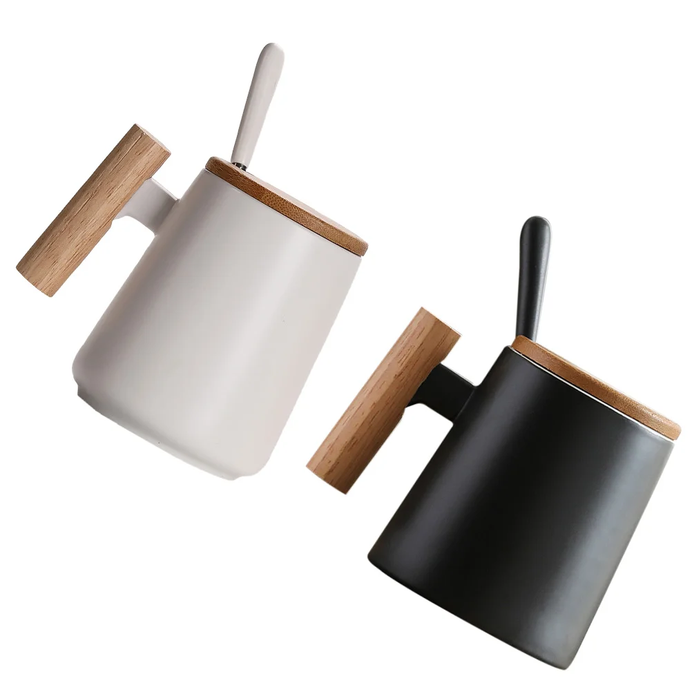 2Pcs Water Cups Oatmeal Cups Multipurpose Beautiful Mugs with Cover and Spoon for Restaurant Home Coffee Shop
2Pcs Water Cups Oatmeal Cups Multipurpose Beautiful Mugs with Cover and Spoon for Restaurant Home Coffee Shop