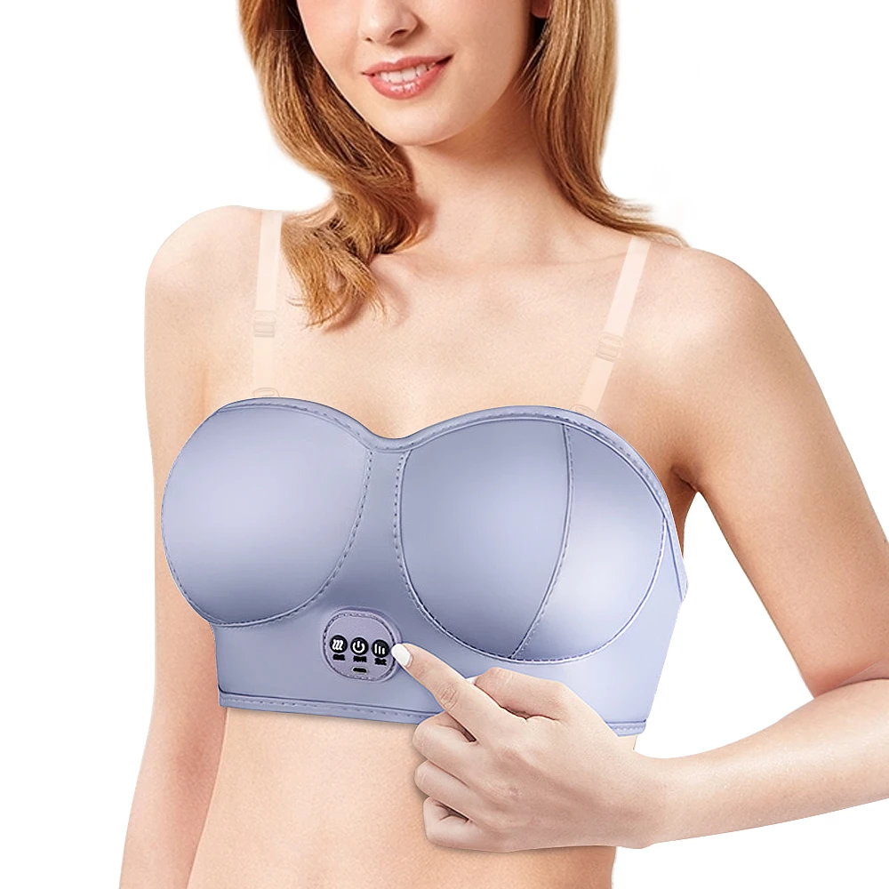 USB Charging Electric Breast Massage Bra Vibration Chest Massager Growth Enlargement Enhancer Breast Heating Stimulator Machine
USB Charging Electric Breast Massage Bra Vibration Chest Massager Growth Enlargement Enhancer Breast Heating Stimulator Machine