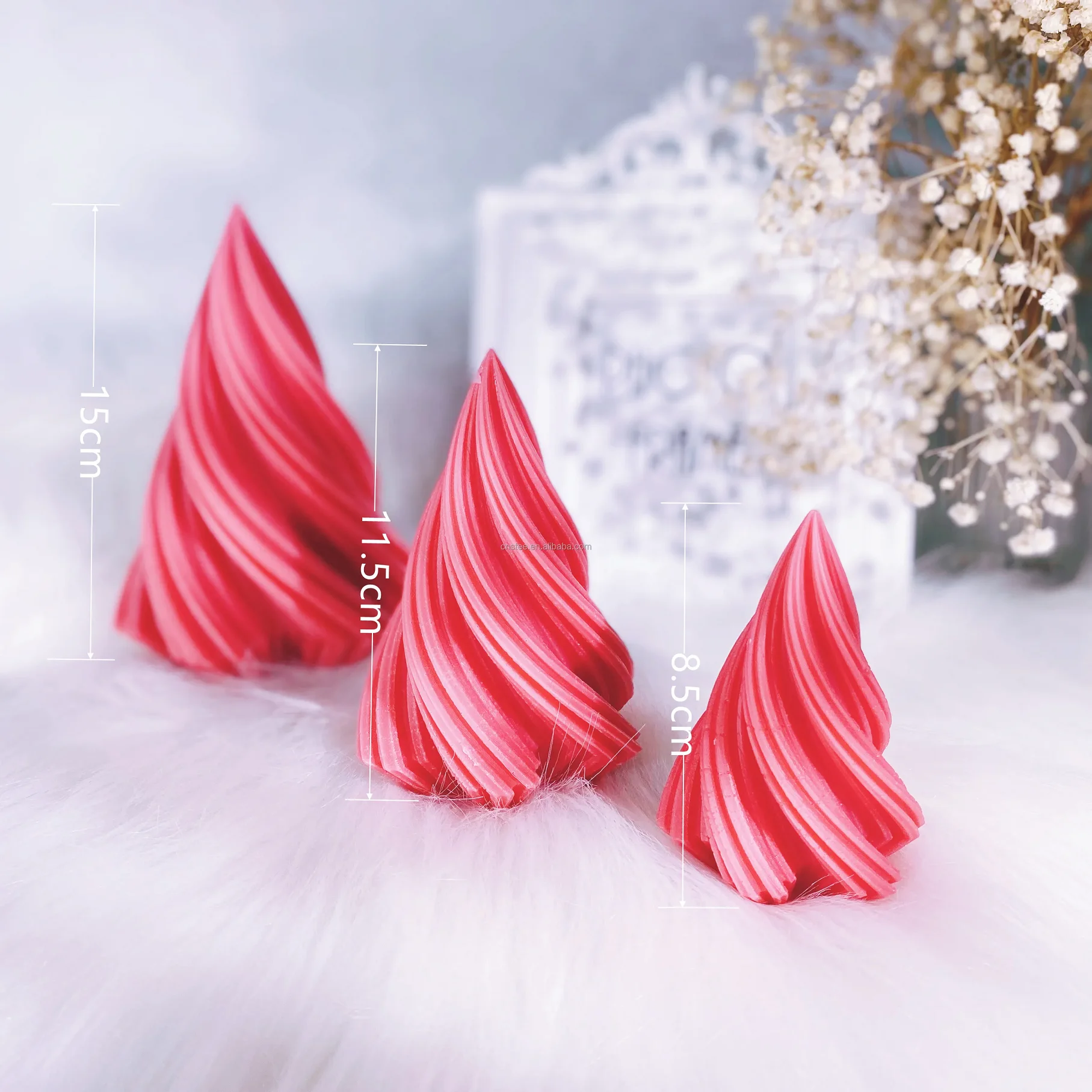 Silicone Candle Resin Mold For New Rotary Conical Spiral Decorative Ornaments
Silicone Candle Resin Mold For New Rotary Conical Spiral Decorative Ornaments