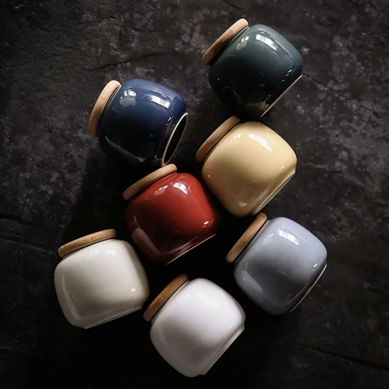 European Portable Mini Ceramic Tea Caddy Retro Sealed Storage Jar Candy Jar with Lid Storage Bottle Container Home Decor Crafts
European Portable Mini Ceramic Tea Caddy Retro Sealed Storage Jar Candy Jar with Lid Storage Bottle Container Home Decor Crafts