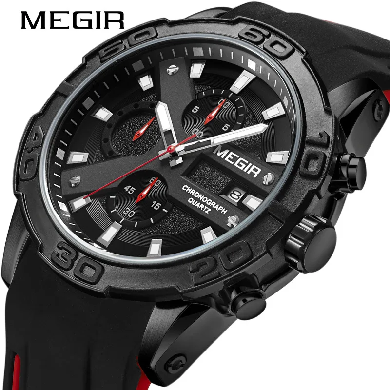 Famous Brand Luxury Men Quartz Watch Waterproof Calendar Silicone Belt Wristwatches for Men Date Sports Clock Male Watches
Famous Brand Luxury Men Quartz Watch Waterproof Calendar Silicone Belt Wristwatches for Men Date Sports Clock Male Watches