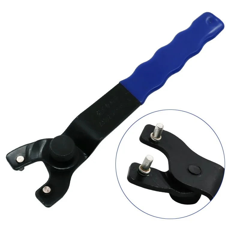 8-50mm Adjustable Angle Grinder Key Pin Spanner Plastic Handle Pin Wrench Spanner Home Wrenches Hubs Arbor Repair Tool
8-50mm Adjustable Angle Grinder Key Pin Spanner Plastic Handle Pin Wrench Spanner Home Wrenches Hubs Arbor Repair Tool