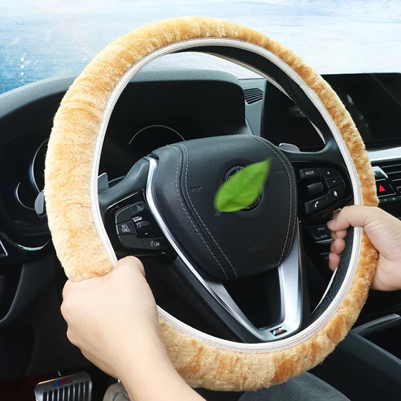 Winter Car Plush Steering Wheel Cover Short Plush Steering Wheel Without Liner Imitation Suitable Steering Wheel Diameter 38cm
Winter Car Plush Steering Wheel Cover Short Plush Steering Wheel Without Liner Imitation Suitable Steering Wheel Diameter 38cm