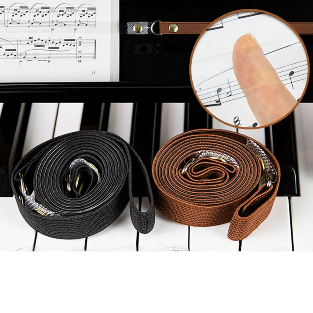 Piano Music Book Pressure Band Music Sheet Clip Page Holder Strap For Practice Nylon Elastic Band TPU Guitar Parts Accessories
Piano Music Book Pressure Band Music Sheet Clip Page Holder Strap For Practice Nylon Elastic Band TPU Guitar Parts Accessories