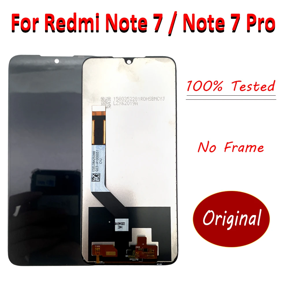 100% tested Original For Xiaomi Redmi Note 7 LCD Screen Display Digitizer For Redmi Note 7 Pro Assembly Replacement NO Frame
100% tested Original For Xiaomi Redmi Note 7 LCD Screen Display Digitizer For Redmi Note 7 Pro Assembly Replacement NO Frame