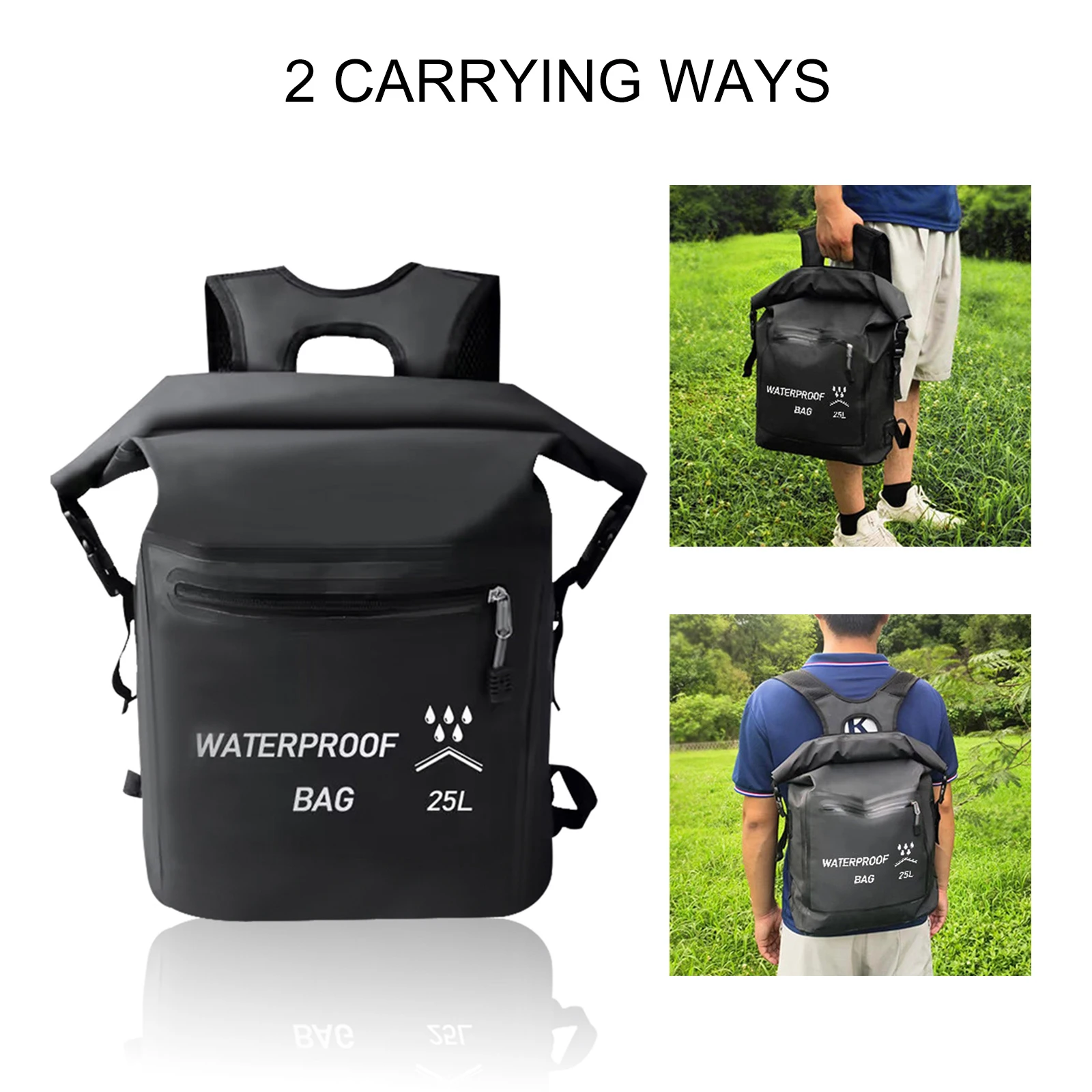25L Outdoor Dry Bag Hiking Waterproof Backpack Rolltop For Camping Drifting Hiking Swimming Rafting Kayaking River Trekking Bags
25L Outdoor Dry Bag Hiking Waterproof Backpack Rolltop For Camping Drifting Hiking Swimming Rafting Kayaking River Trekking Bags