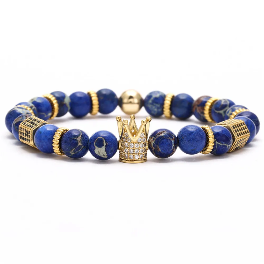 New Bracelet Bangles For Women Men Novelty Crown Zircon King Queen Beaded Charm Bracelets Cool Fashion Jewelry For Boy Girl Gift
New Bracelet Bangles For Women Men Novelty Crown Zircon King Queen Beaded Charm Bracelets Cool Fashion Jewelry For Boy Girl Gift
