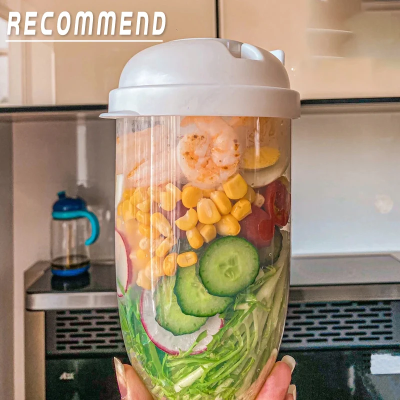 1000ml Breakfast Oatmeal Cereal Nut Yogurt Salad Cup Container Set with Fork Sauce Cup Lid Bento Food Bowl Kitchen Lunch Box
1000ml Breakfast Oatmeal Cereal Nut Yogurt Salad Cup Container Set with Fork Sauce Cup Lid Bento Food Bowl Kitchen Lunch Box