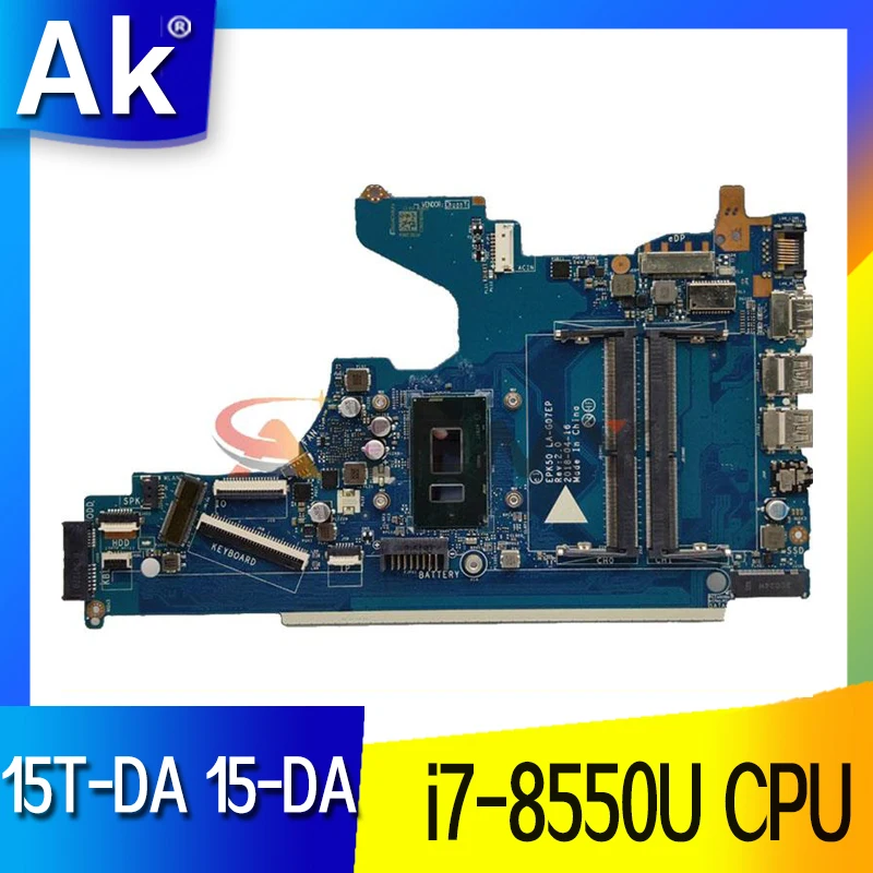 Original For HP 15-DA Laptop Motherboard i7-8550U CPU L20371-001 L20371-601 EPK50 LA-G07EP DDR4 Full Tested Fast Shipping
Original For HP 15-DA Laptop Motherboard i7-8550U CPU L20371-001 L20371-601 EPK50 LA-G07EP DDR4 Full Tested Fast Shipping
